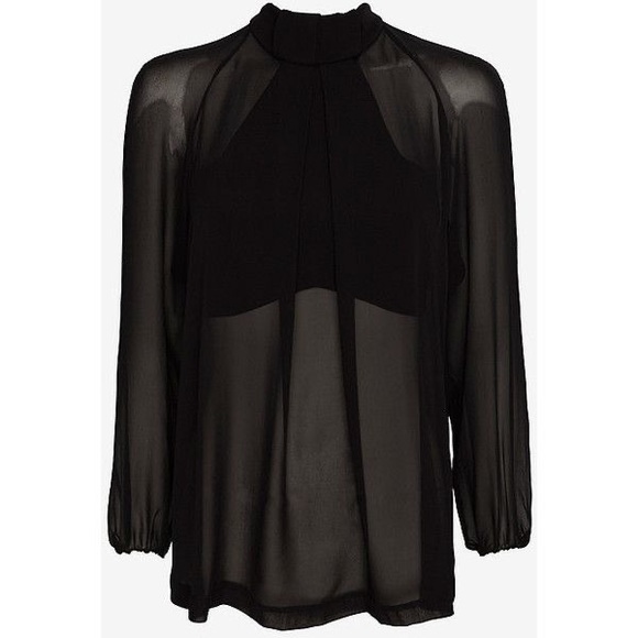 Robert Rodriguez Illusion Mirror Silk Top - Picture 3 of 5